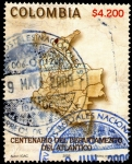 Stamps : America : Colombia :  EMISIÓN POSTAL CENTENARIO DEL DEPARTAMENTO DEL ATLANTICO