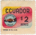 Stamps : America : Ecuador :  Operación Amigo