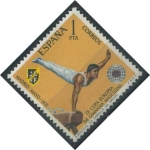 Stamps Spain -  E2034 - IX Copa Europea Gimnasia masculina