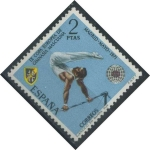 Stamps Spain -  2035 - IX Copa Europea Gimnasia masculina