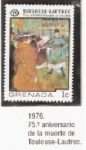 Stamps Grenada -  Toulouse  - Lautrec