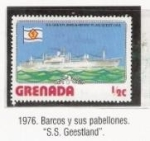 Sellos de America - Granada -  Barcos