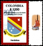 Stamps Colombia -  EMISIÓN POSTAL DEPARTAMENTOS DE COLOMBIA - ARCHIPIELAGO DE SAN ANDRES, PROVIDENCIA Y SANTA CATALINA
