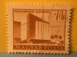 Stamps Hungary -  hajdunánási elevator