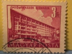 Stamps : Europe : Hungary :  epítómunkások székháza