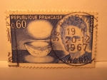Stamps France -  1867-marie curie-1934