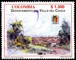 Stamps : America : Colombia :  EMISIÓN POSTAL DEPARTAMENTOS DE COLOMBIA - VALLE DEL CAUCA