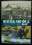 Stamps Oceania - New Zealand -  Centenario de la Policia.