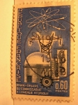 Stamps France -  20'anniversaire du commissariat a l'energie atomique