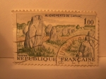 Stamps France -  alignements de carnac