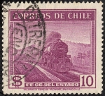 Stamps : America : Chile :  Transportes