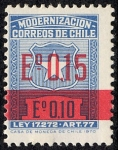 Stamps : America : Chile :  Cifras