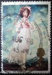 Stamps United Kingdom -  Thomas Lawrence / Pinkie (1795)