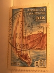Sellos de Europa - Francia -  aix les bains