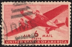 Stamps United States -  Aviación