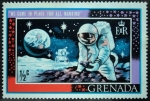 Stamps Grenada -  Apollo XI / First step on the moon