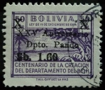 Stamps : America : Bolivia :  XXV Aniversario Dpto. Pando