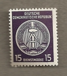 Sellos de Europa - Alemania -  Emblema DDR
