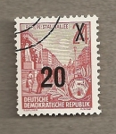 Stamps Germany -  Avenida de Stalin en Berlín