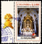 Stamps Colombia -  EMISIÓN POSTAL DEPARTAMENTOS DE COLOMBIA - BOYACÁ