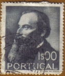 Stamps Portugal -  1er. Cent. Nacimiento GUERRA JUNQUEIRO