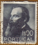 Stamps : Europe : Portugal :  1er. Cent. Nacimiento GUERRA JUNQUEIRO