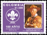 Stamps Colombia -  EMISIÓN POSTAL 100 AÑOS DEL MOVIMIENTO SCOUT