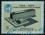 Stamps El Salvador -  Nuevo edificio de la O.M.S.