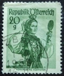 Stamps : Europe : Austria :  Trajes típicos