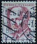 Stamps Czechoslovakia -  Ludvík Svoboda (1895-1979)