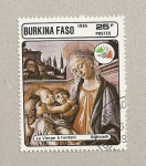 Stamps Africa - Burkina Faso -  La Virgen y el Niño