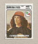 Stamps : Africa : Burkina_Faso :  Retrato de un desconocido