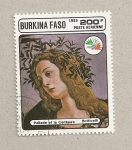 Stamps : Africa : Burkina_Faso :  Palas y el centauro