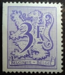 Stamps Belgium -  Heraldic lion