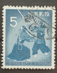 Stamps Japan -  samurais