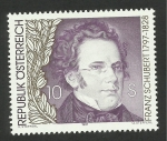 Stamps : Europe : Austria :  Schubert