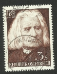 Stamps : Europe : Austria :  Liszt