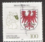 Sellos de Europa - Alemania -  1452 - escudo de armas de brandenburg