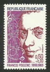 Stamps : Europe : France :  Poulenc