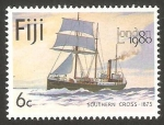 Stamps : Oceania : Fiji :  413 - Barco Southern Cross de 1873