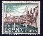 Stamps Spain -  vista de gerona