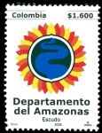 Sellos del Mundo : America : Colombia : EMISIÓN POSTAL DEPARTAMENTOS DE COLOMBIA - AMAZONAS