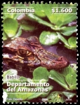 Stamps Colombia -  EMISIÓN POSTAL DEPARTAMENTOS DE COLOMBIA - AMAZONAS