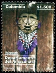 Sellos de America - Colombia -  EMISIÓN POSTAL DEPARTAMENTOS DE COLOMBIA - AMAZONAS