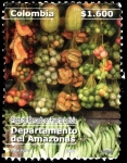 Stamps Colombia -  EMISIÓN POSTAL DEPARTAMENTOS DE COLOMBIA - AMAZONAS