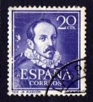 Stamps Spain -  Ruiz de Alarcón