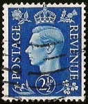 Stamps : Europe : United_Kingdom :  POSTAGE REVENUE - JORGE VI