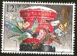Stamps United Kingdom -  NAVIDAD - PAJAROS Y BUZON