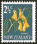 Stamps New Zealand -  KOWHAI