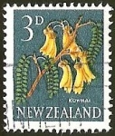 Sellos de Oceania - Nueva Zelanda -  KOWHAI